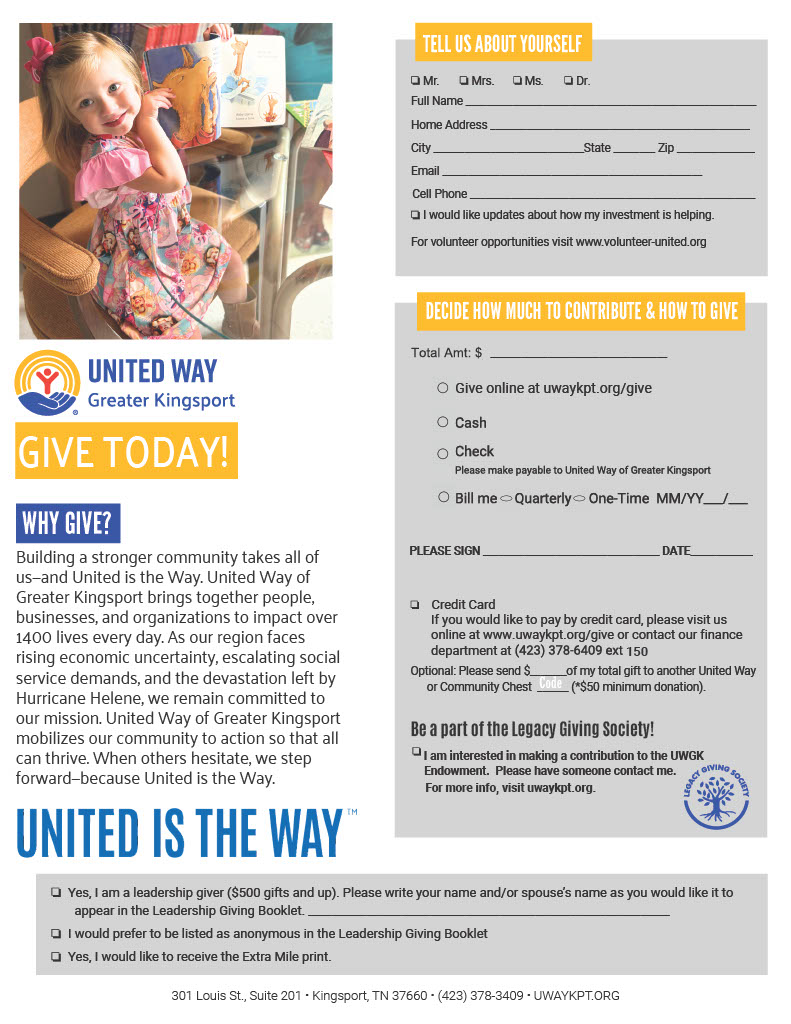 2025 Pledge From Front